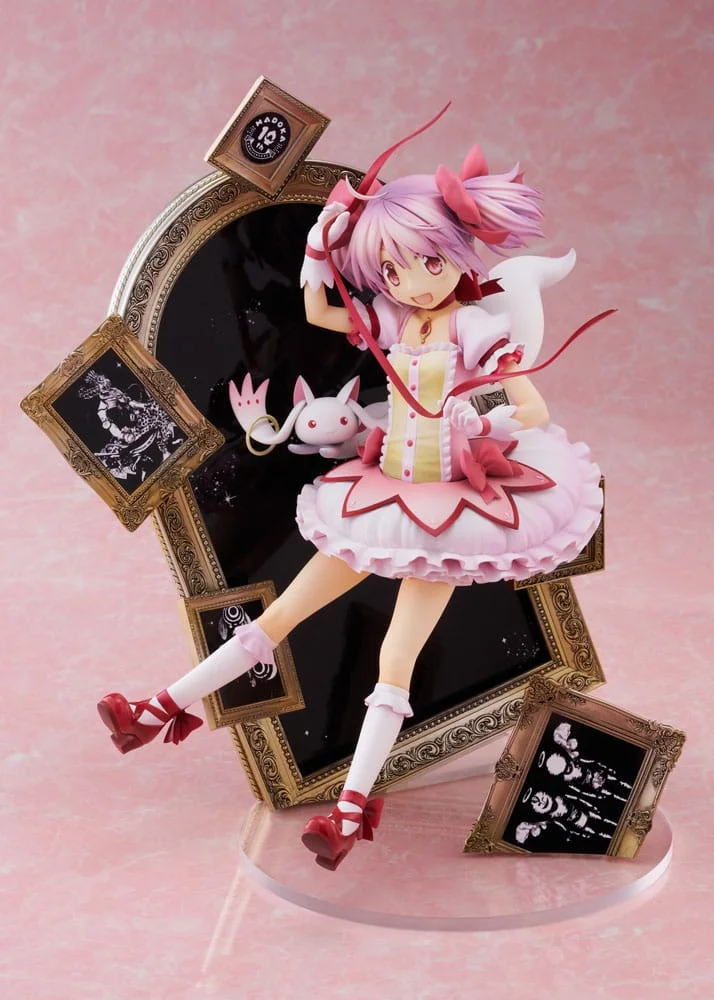 Puella Magi Madoka Magica Statue 1/7 Madoka Kaname 10th Anniversary Ver. 25 cm - Caixa Danificada